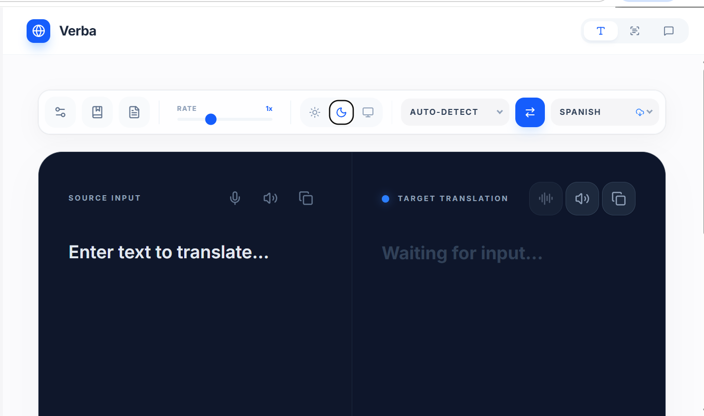 Verba Project Screenshot